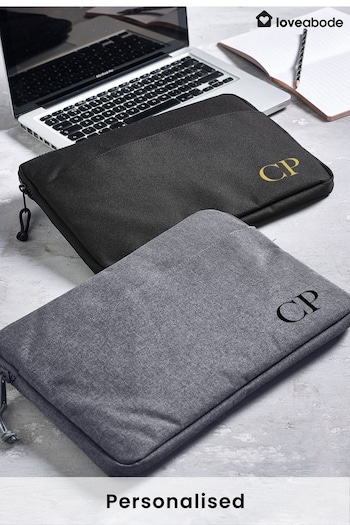 Personalised Intial Laptop and Tablet Sleeve by Loveabode (Q15663) | £15