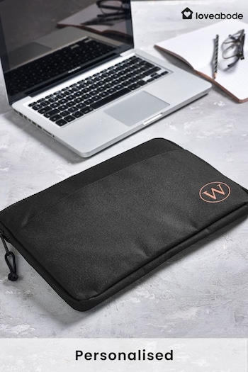 Personalised Intial Laptop and Tablet Sleeve by Loveabode (Q15664) | £15