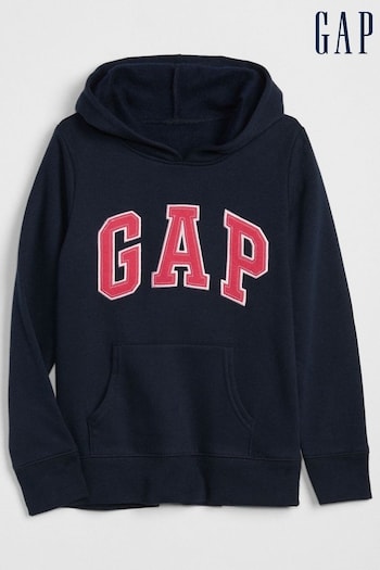 Gap Navy Blue and Pink Logo Hoodie (Q16553) | £20