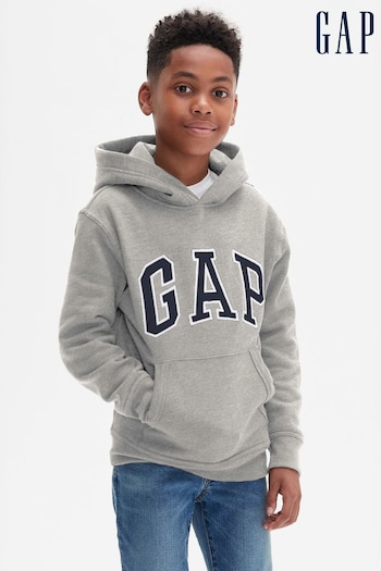 Gap Grey Toddlers Arch Logo Hoodie (Q16556) | £20