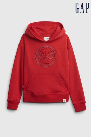 Gap Red Marvel Graphic Hoodie (4-13yrs) (Q16570) | £35