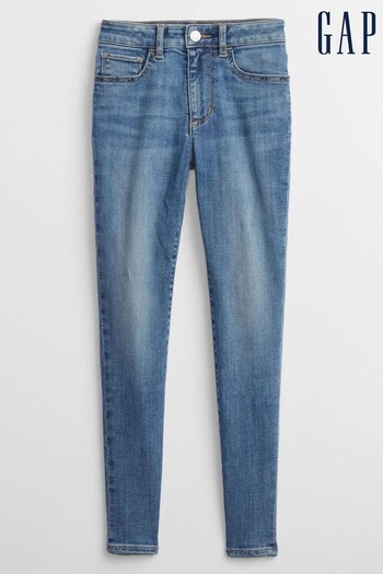 Gap Mid Wash Blue High-Rise Legging Jeans (Q17236) | £20