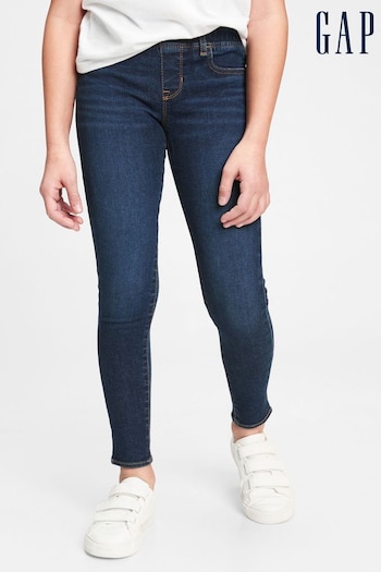 Gap Dark Wash Blue Pull-On Jeggings with Max Stretch (Q17238) | £25