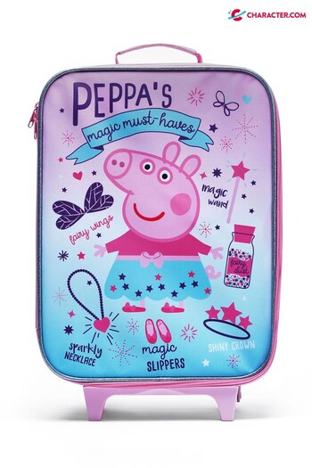 Character Pink Peppa Pig Trolley Bag (Q17673) | £32