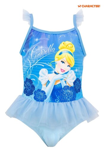 Character Blue Cinderella Disney Swimsuit (Q17818) | £14