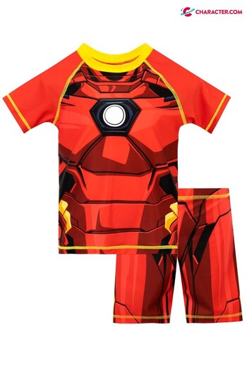 Character Red Iron Man Boy Swim Set (Q17822) | £15