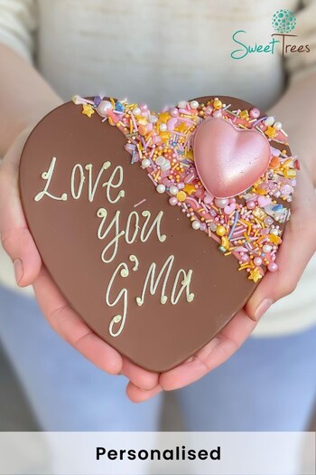 Personalised A Mother's Love Chocolate Heart by Sweet Trees (Q17875) | £13