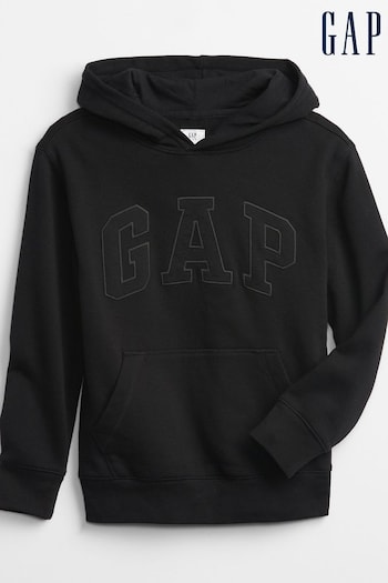 Gap Black Logo Hoodie (4-13yrs) (Q18090) | £20