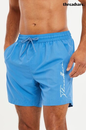 Threadbare Blue Swim Shorts (Q18238) | £15