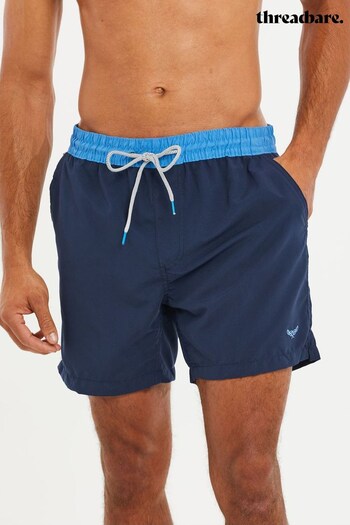 Threadbare Blue Swim Shorts (Q18240) | £18