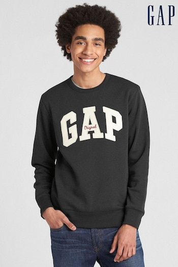 Gap Black Orignal Logo Crew Neck Sweatshirt (Q18547) | £35