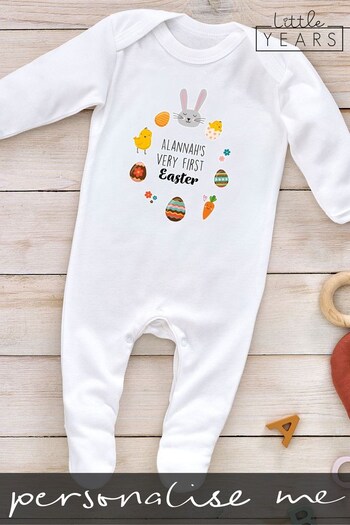 Personalised Easter Icon Sleepsuit by Little Years (Q20269) | £14