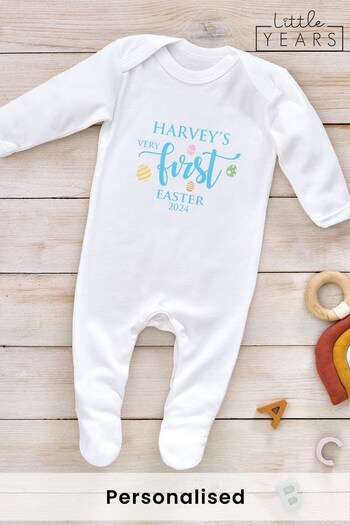 Personalised First Easter Sleepsuit by Little Years (Q20272) | £14