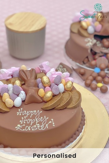 Personalised Easter Bunny Smash Cake by Sweet Trees (Q20882) | £25 - £38