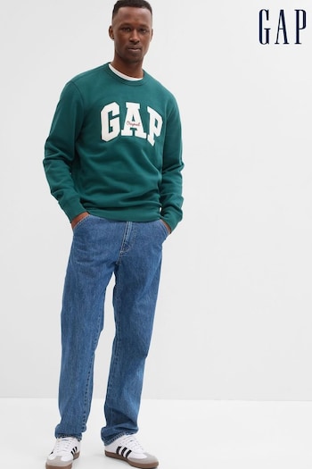 Gap Green Original Logo Crew Neck Sweatshirt (Q21044) | £25