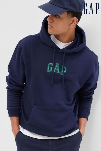 Gap Blue Arch Logo Cotton Mix Hoodie (Q21049) | £45