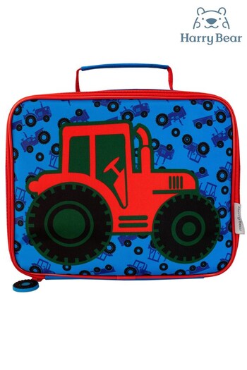 Harry Bear Blue Tractor Boys Lunch Bag (Q21451) | £11