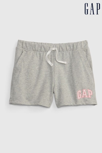 Gap Grey Pull On Logo Jogger Shorts (4-13yrs) (Q21695) | £12