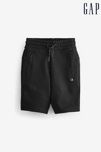 Gap Black Pull On Zip Pocket Jogger Shorts (4-13yrs) (Q21769) | £12