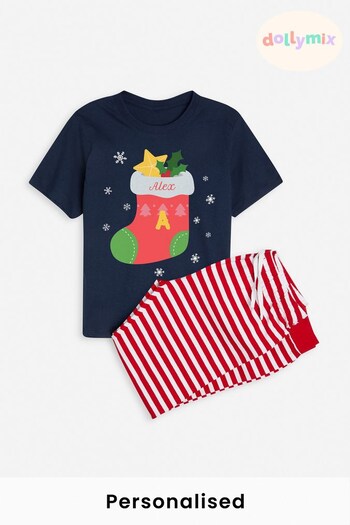 Personalised Christmas Stocking Toddler Pyjamas by Dollymix (Q22329) | £30