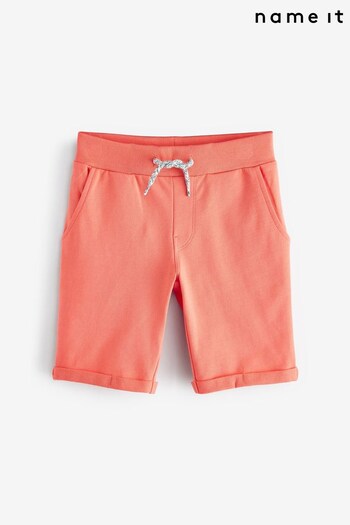 Name It Orange Jersey Sweat Shorts (Q22646) | £10