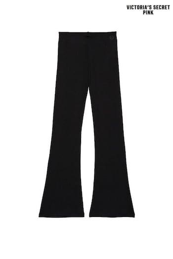 Victoria's Secret PINK Pure Black Fleece Flare Jogger (Q22656) | £50