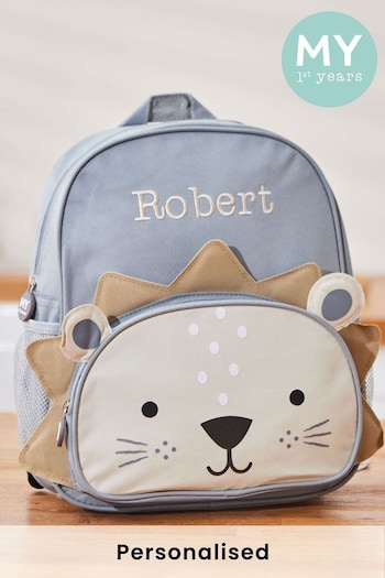 Personalised Lion Backpack by My 1st Years (Q22824) | £36