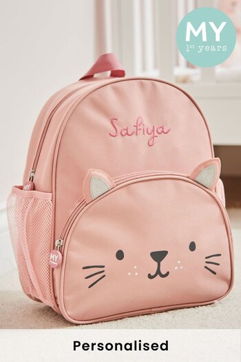 Personalised Cat Backpack by My 1st Years (Q22825) | £36