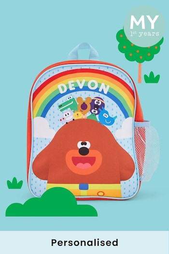 Personalised Hey Duggee Rainbow Backpack by My 1st Years (Q22830) | £18