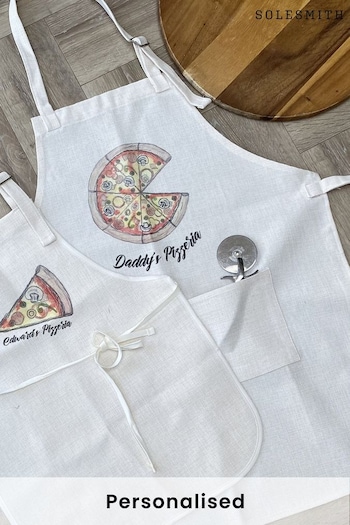 Personalised Adult's Pizza Apron by Solesmith (Q23008) | £26