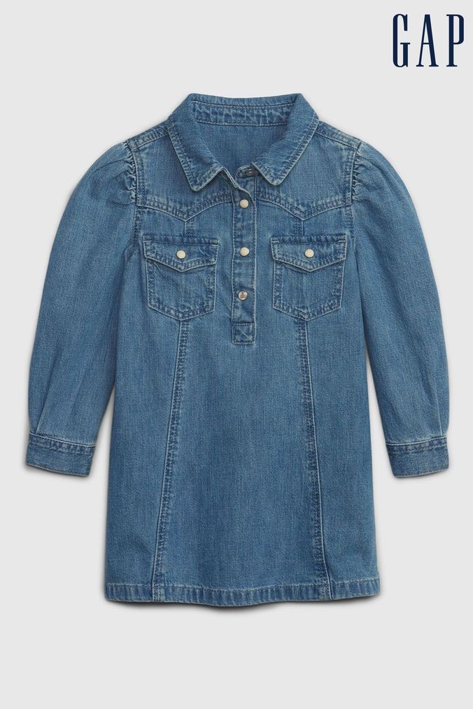 Gap girls 2025 denim dress