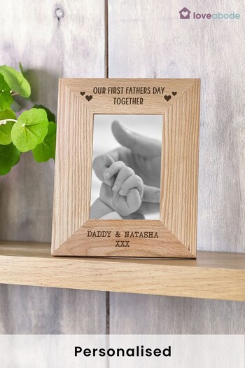 Personalised Father's Picture Frame by Loveabode (Q23137) | £25