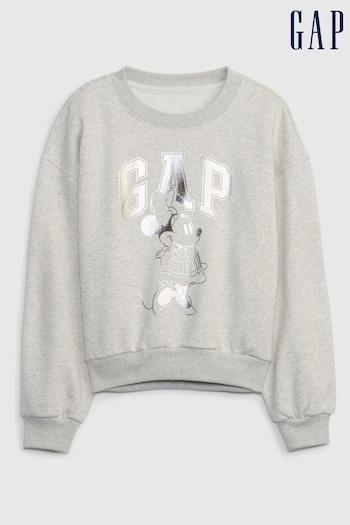 Gap Grey Disney Minnie Mouse Long Sleeve Sweatshirt (4-13yrs) (Q23366) | £25