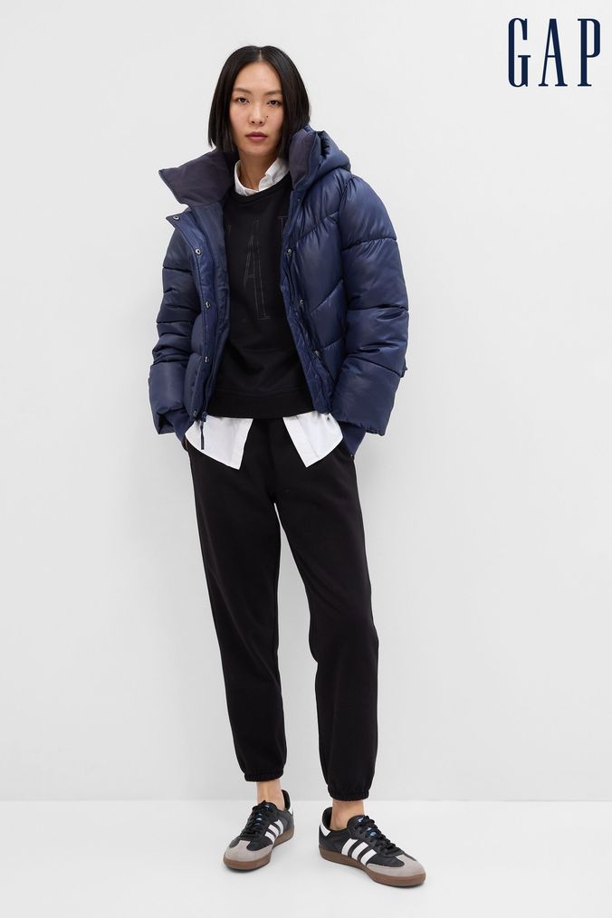 Gap long puffer outlet jacket