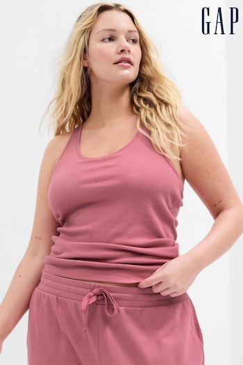 Gap Pink Ribbed Support Vest (Q23617) | £18