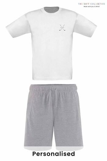 Personalised Men's Golf Club Pyjamas by The Gift Collective (Q23968) | £22