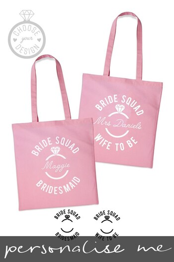 Personalised Lipsy Bride Squad Tote Bag (Q24061) | £12