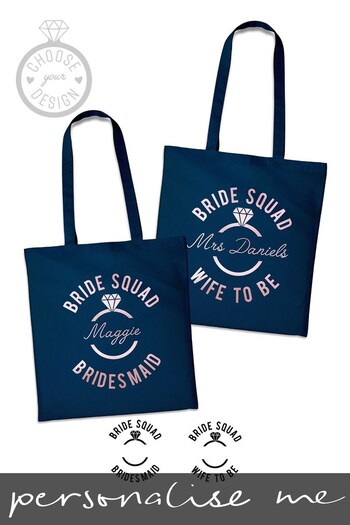 Personalised Lipsy Bride Squad Tote Bag (Q24064) | £12