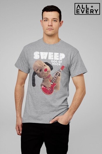All + Every Sport Grey Sooty Dog Of Rock Sweep Men's T-Shirt (Q24068) | £23