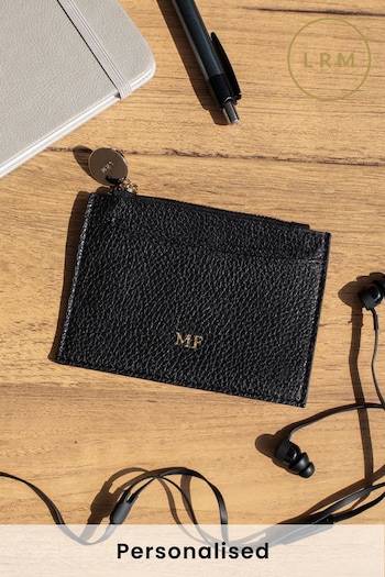 Personalised Leather Bertie Purse by LRM Goods (Q24951) | £38