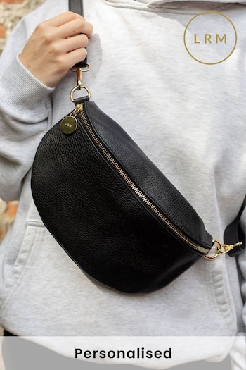 Personalised Leather Pippa Hip Bag by LRM Goods (Q24958) | £58
