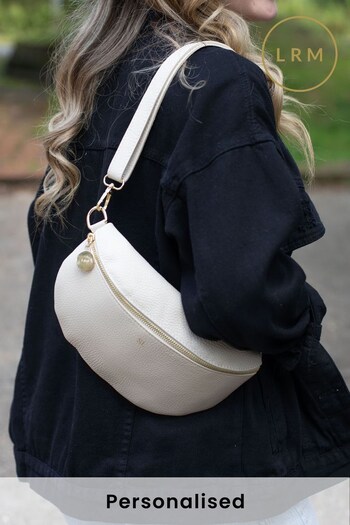 Personalised Leather Pippa Hip Bag by LRM Goods (Q25065) | £58