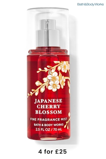 Bath & Body Works Japanese Cherry Blossom Travel Size Fine Fragrance Body Mist 2.5 fl oz / 75 ml (Q25196) | £10