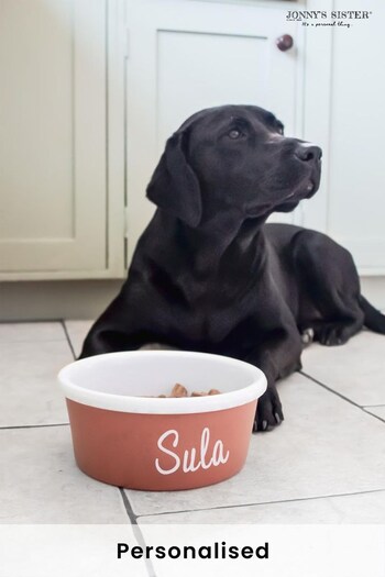 Personalised Stoneware Dog Bowl by Jonny's Sister (Q25257) | £35 - £39