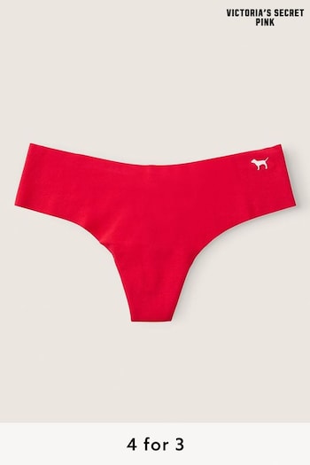 Victoria's Secret PINK Red Pepper Thong Smooth No Show Knickers (Q25289) | £9
