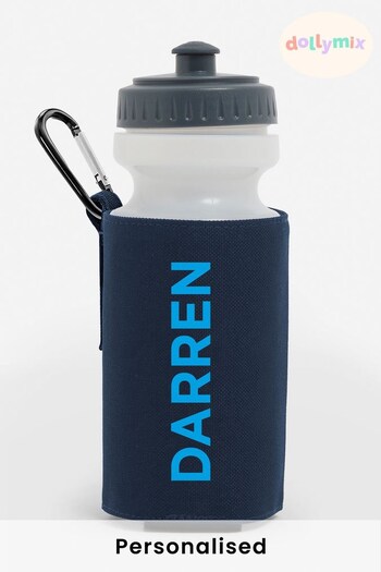 Personalised Kids Water Bottle & Sleeve by Dollymix (Q25471) | £12