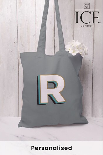 Personalised Initialled Tote Bag by Ice London (Q25521) | £12