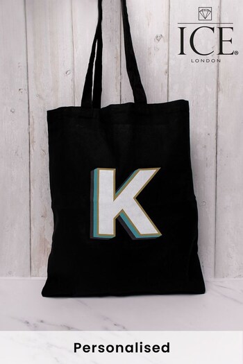 Personalised Initialled Tote Bag by Ice London (Q25523) | £12