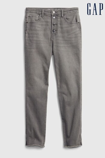 Gap Grey Teen Sky High-Rise Skinny Ankle Jeans (Q25565) | £35