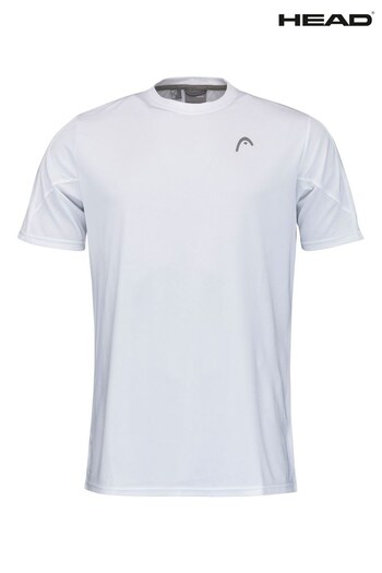 Head White Club 22 Tech Tennis T-Shirt (Q26000) | £34